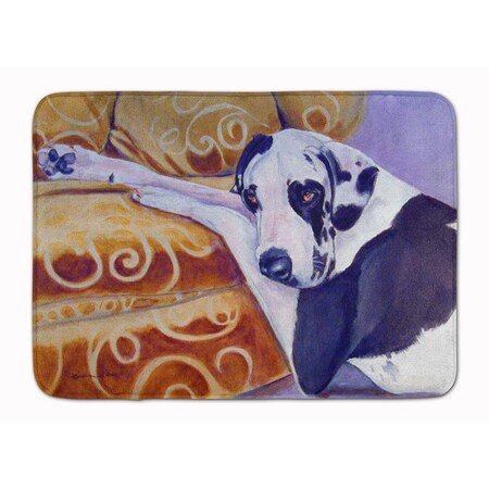 Carolines Treasures Harlequin Natural Great Dane Machine Washable Memory Foam Mat 7162RUG